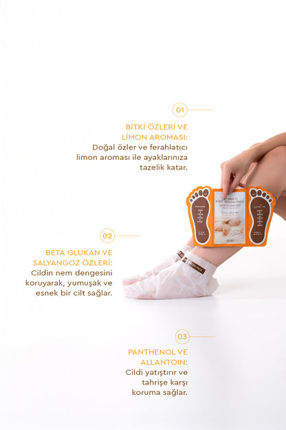 Detoksiva Detoks Ayak Peeling Maskesi