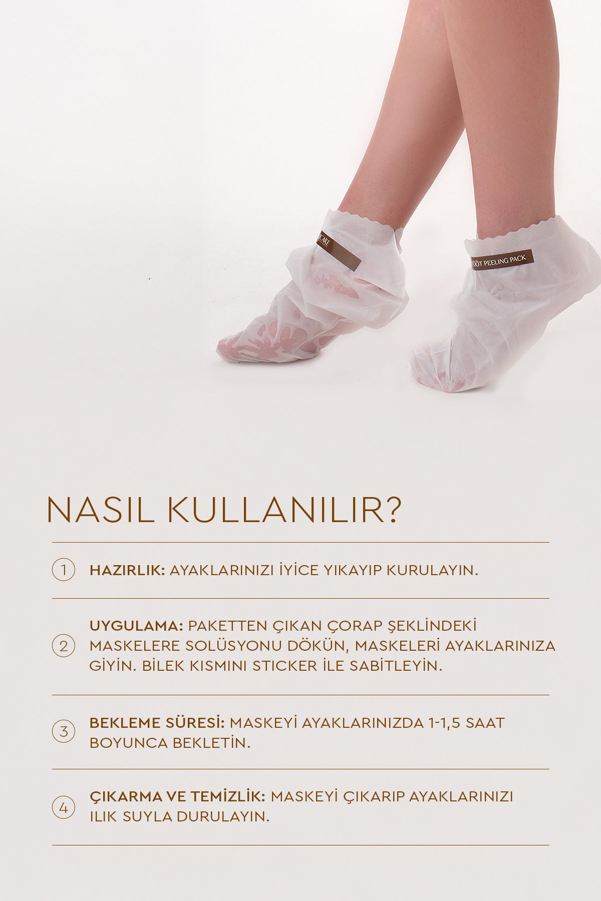Detoksiva Detoks Ayak Peeling Maskesi