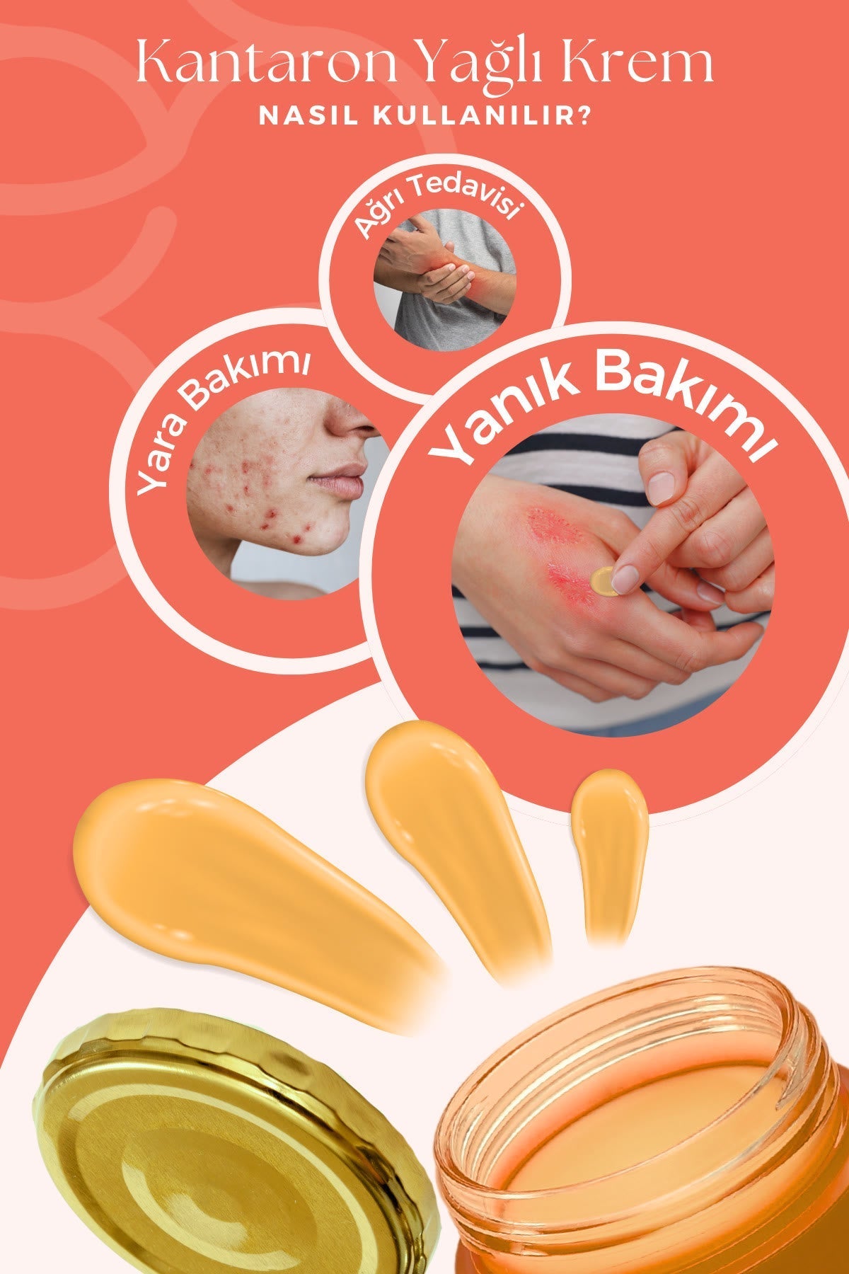 %100 Doğal Kantaron Yağlı Bakım Kremi  — Akne ve Leke Karşıtı 29ml